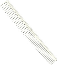 JRL J306 Long Round Tooth Comb 9" Blanc