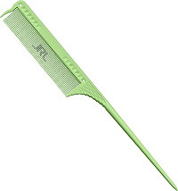  JRL Peigne &agrave; queue &agrave; dents fines 8,5" Vert Clair 