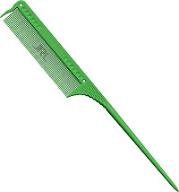  JRL Peigne &agrave; queue &agrave; dents fines 8,5" Vert 