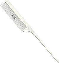  JRL Peigne &agrave; queue &agrave; dents fines 8,5" Blanc 