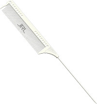 JRL Peigne à queue 8,8" Blanc