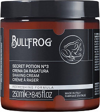  Bullfrog Shaving Cream Secret Potion N.3 "Refreshing" 250 ml 