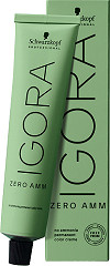  Schwarzkopf Igora Zero AMM 6-0 Blond Fonc&eacute; Naturel 60&nbsp;ml 