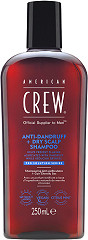  American Crew Shampoing Anti-Dandruff + DRY-Scalp 250 ml 