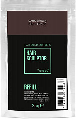  Hair Sculptor Fibres Capillaires Recharge Brun Foncé 25 g 