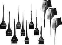L3VEL3 Set de 12 Pinceaux de Coloration