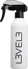 L3VEL3 Bouteille vaporisateur en caoutchouc Blanc