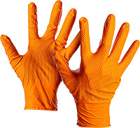  Ulith Gants jetables en nitrile Ulith XL orange 