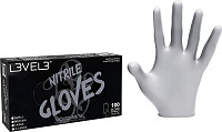 L3VEL3 Gants en nitrile M M&eacute;tal Liquide 
