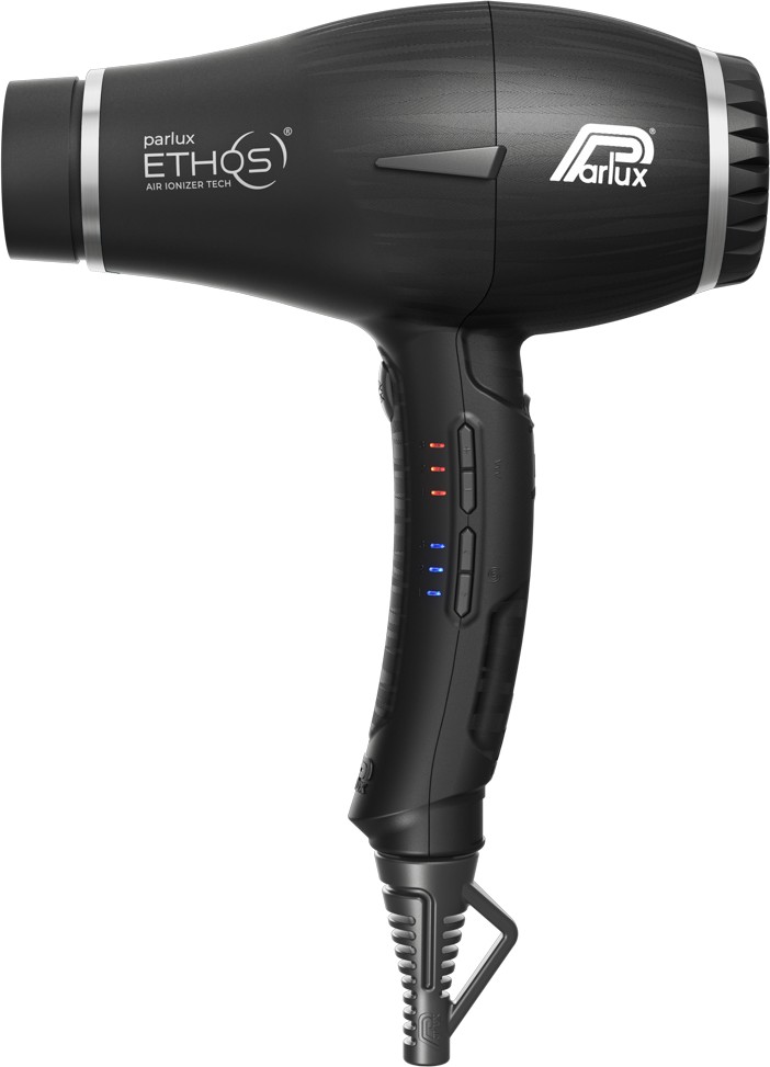  Parlux Ethos Noir avec softstyler "Magic Sense" 