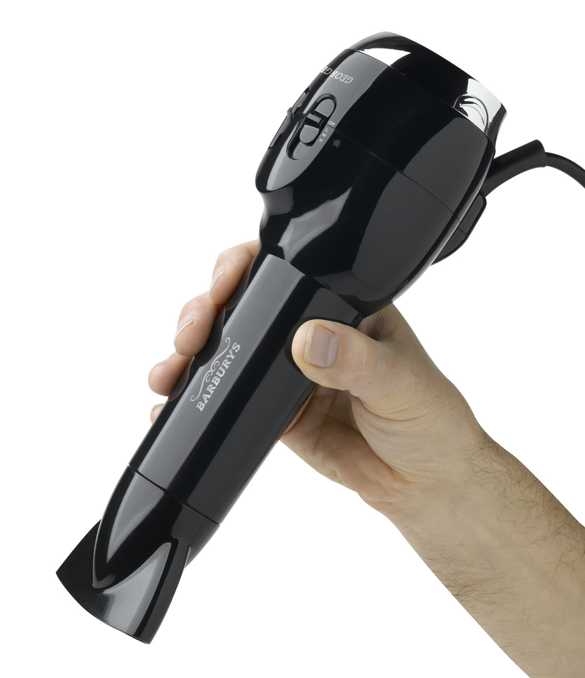  Barburys George S&egrave;che-Cheveux pour Barbier DC 2000W / Noir-Chrome 
