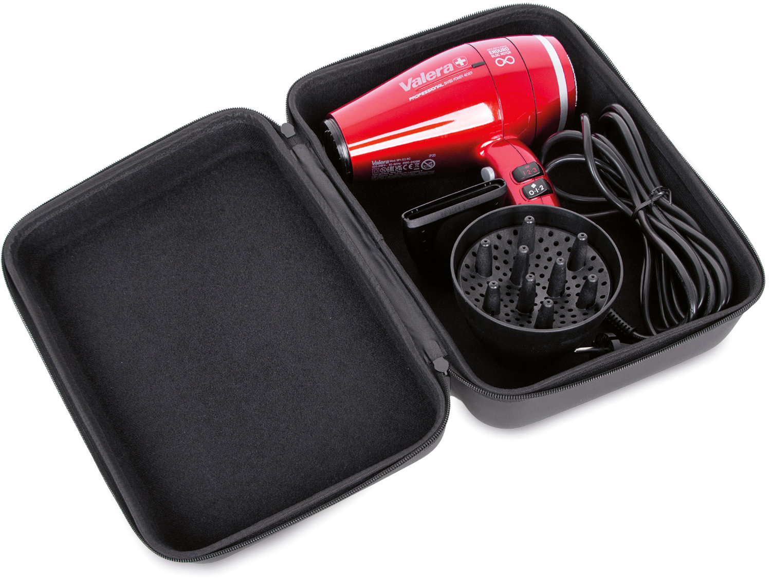  Valera Schwarzes Deluxe-Etui f&uuml;r Haartrockner 