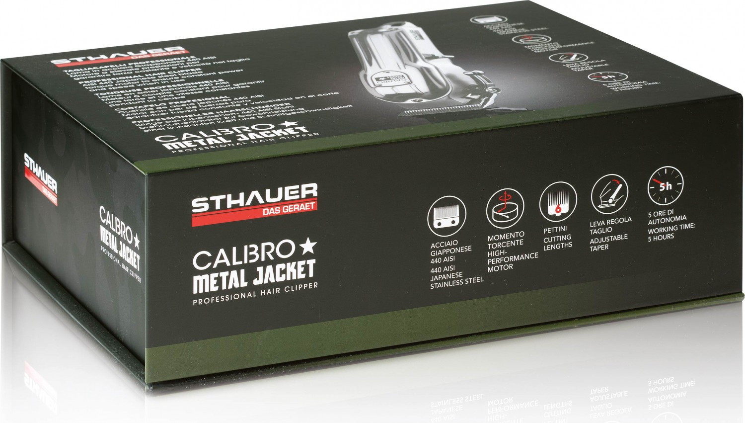  XanitaliaPro Calibro Metal Jacket Clipper 