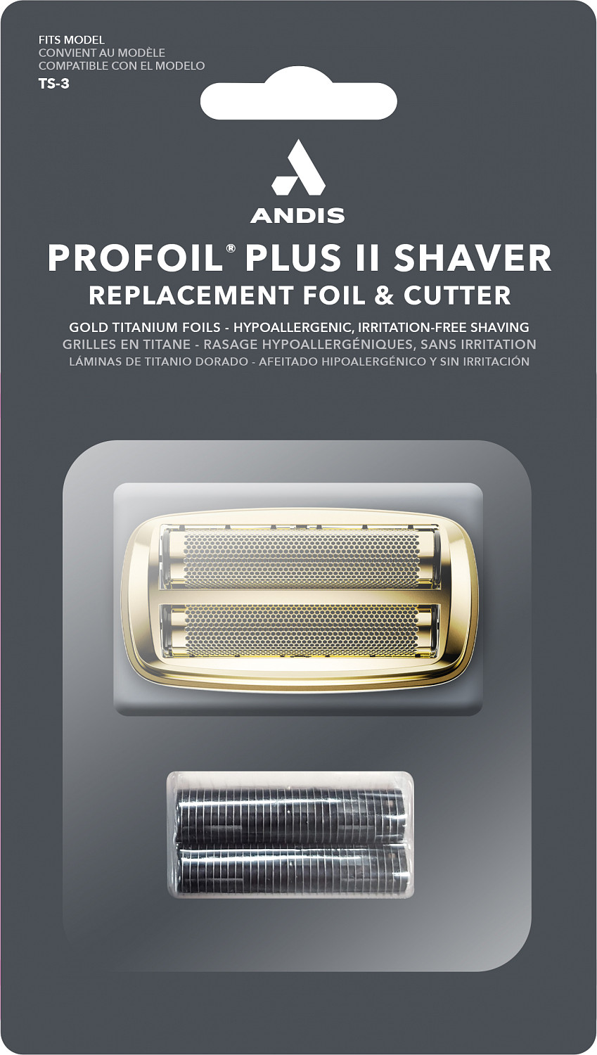  Andis ProFoil Plus II Cutters & Foil TS-3 Gold 