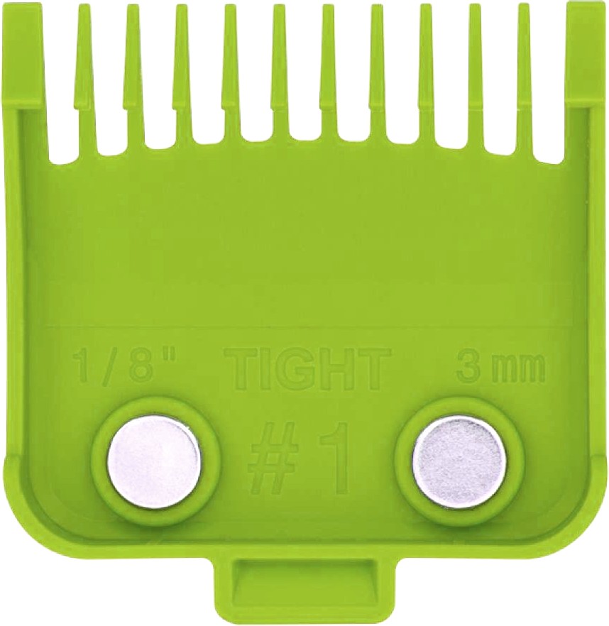  Gamma+ Set Double Peigne Magn&eacute;tique Vert 