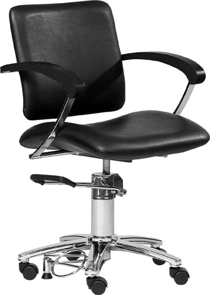  Hairway Fauteuil de coiffure "Augusta"  &agrave; roulette 