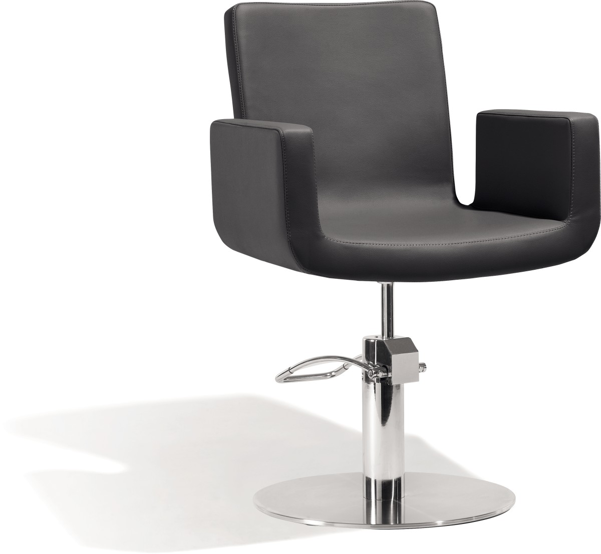  Sibel Attractio Fauteuil de Coiffure Noir / Base Pied Rond 