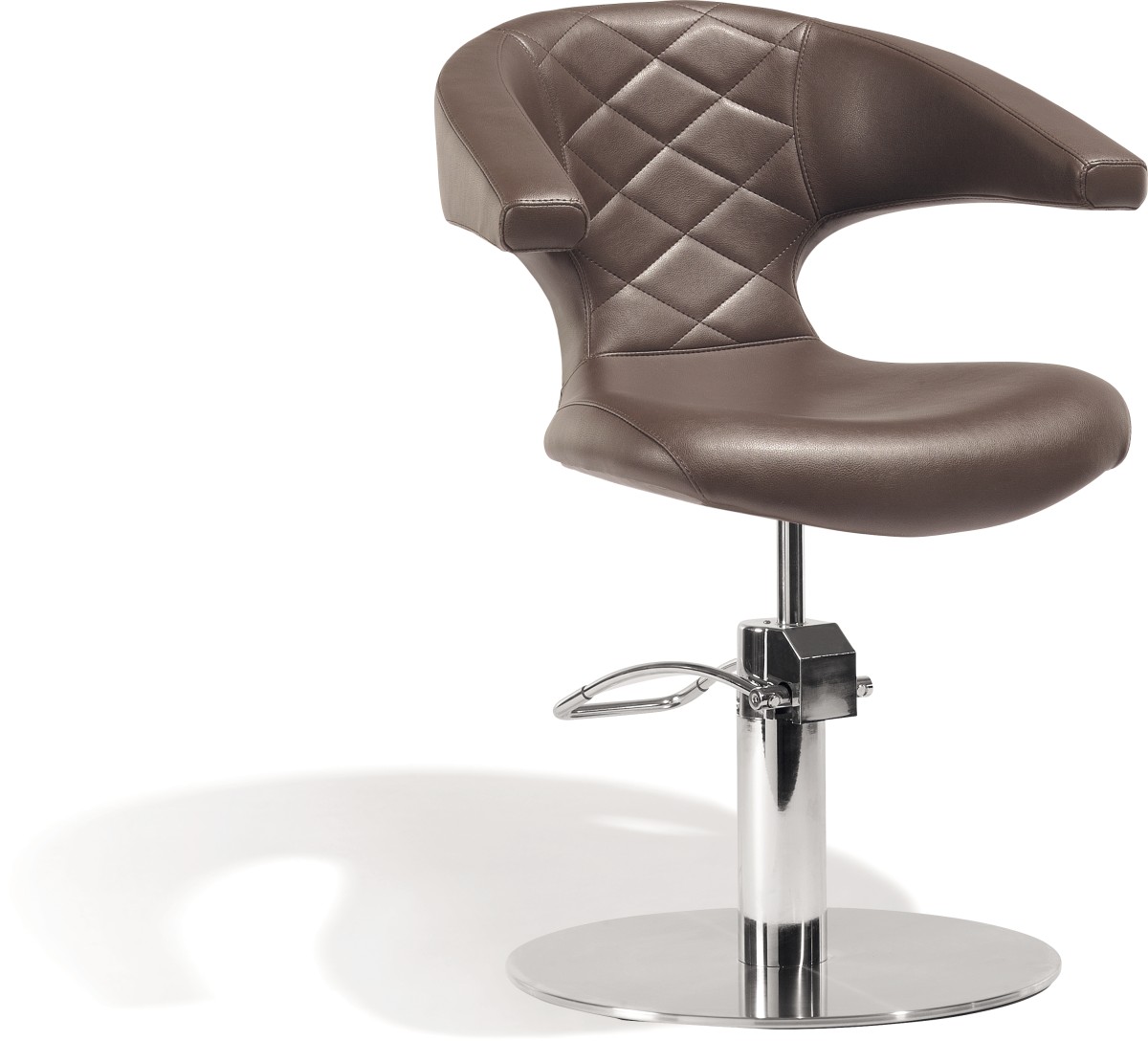  Sibel Sensualis Fauteuil de Coiffure Brun / Base Pied Rond 