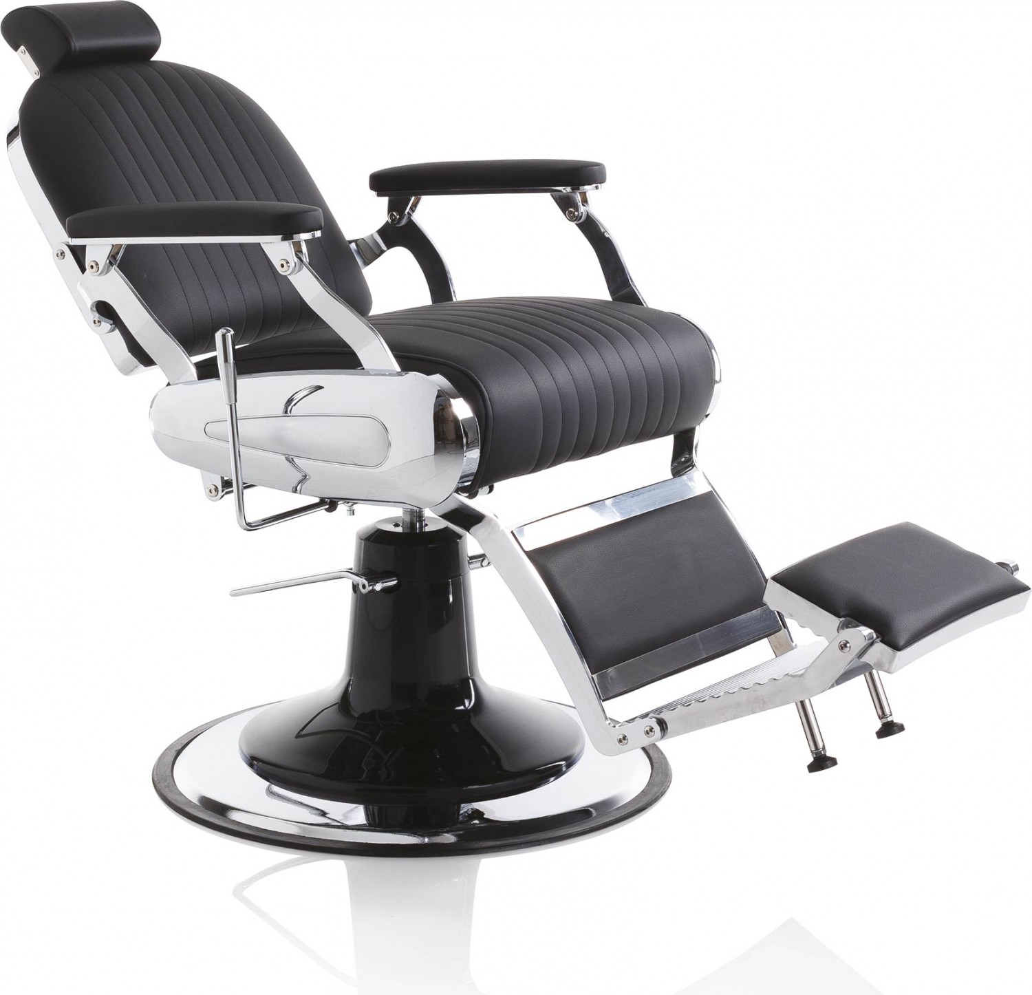  XanitaliaPro Fauteuil de barbier Hair Cadillac Boston, noir 