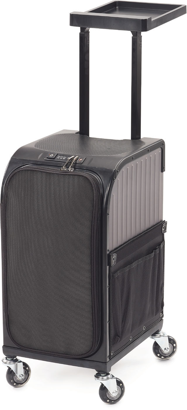  Sibel RollerCoaster Stoolcase  Valise-Tabouret roulant / Titanium 
