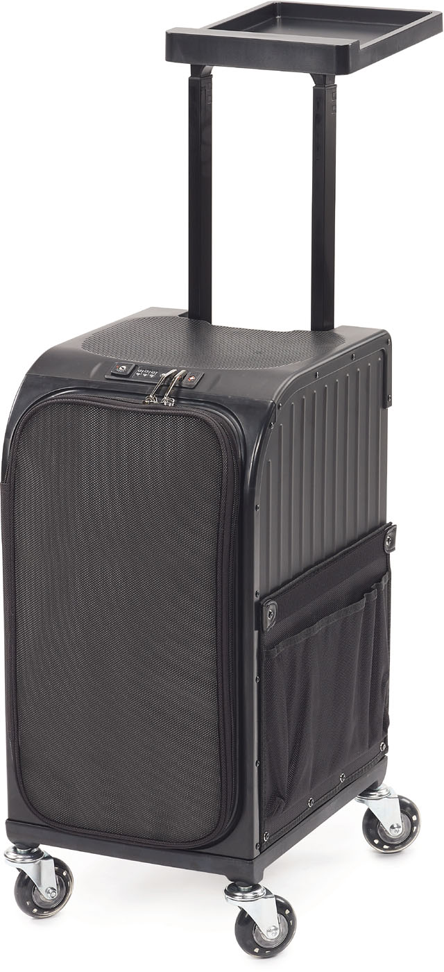  Sibel RollerCoaster Stoolcase  Valise-Tabouret roulant / Noir 