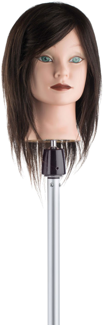  XanitaliaPro T&ecirc;te d'exercice cheveux moyens-courts, longueur 30 cm 