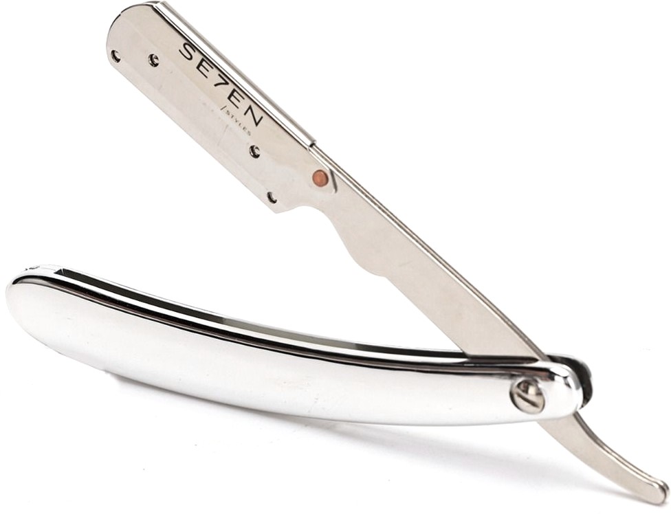  Se7en Styles Rasoir Silver Barber 