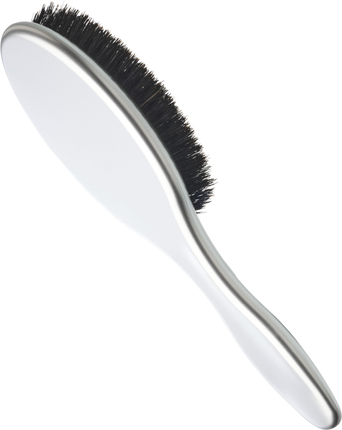  Olivia Garden Expert Care Oval Argent&eacute; en poils de sanglier 