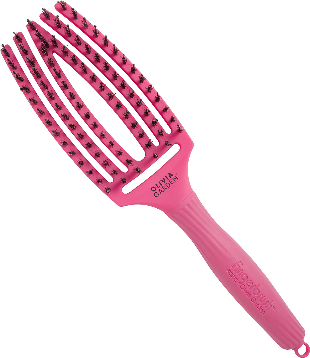  Olivia Garden Fingerbrush Combo Medium Hot Pink 
