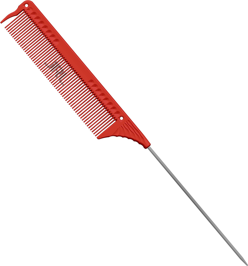  JRL Peigne &agrave; queue 8,8" Rouge 