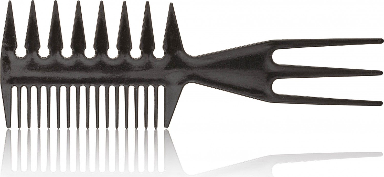  XanitaliaPro Set de Peignes &agrave; Barbe et Cheveux Noir 
