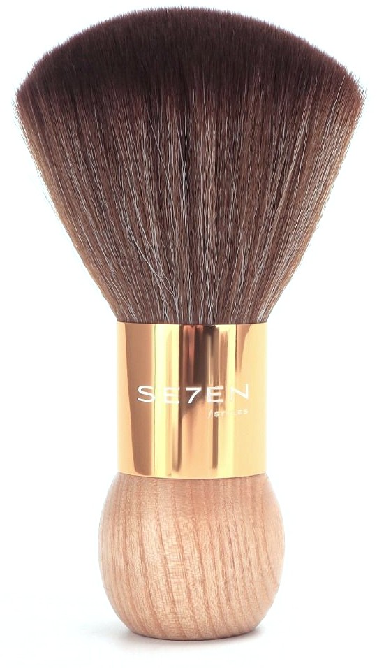 Se7en Styles Brosse &agrave; cou en bois finition dor&eacute;e 