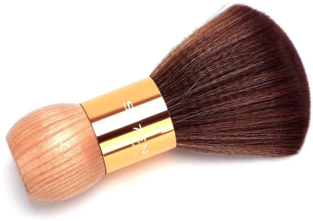  Se7en Styles Brosse &agrave; cou en bois finition dor&eacute;e 