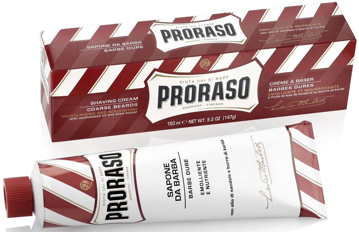  Proraso Cr&egrave;me &agrave; Raser en Tube Rouge 150 ml 