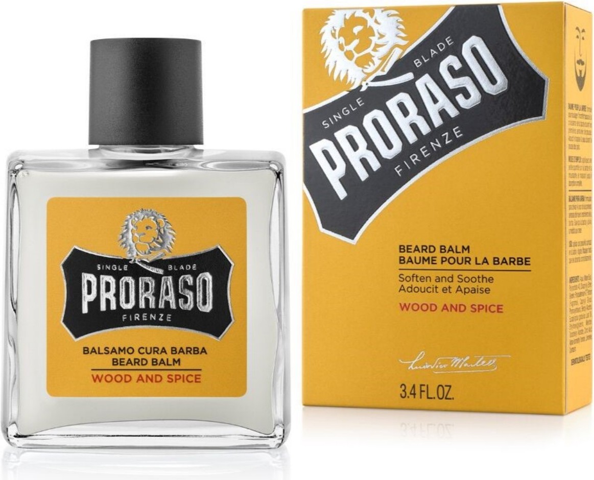  Proraso Baume &agrave; barbe Wood and Spice 100 ml 