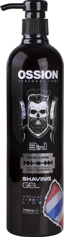  Morfose Ossion Barber Line Gel de Rasage 3en1 700 ml 