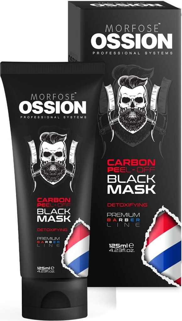 Morfose Ossion Premium Barber Peel Off Black Masque Facial 125 ml 