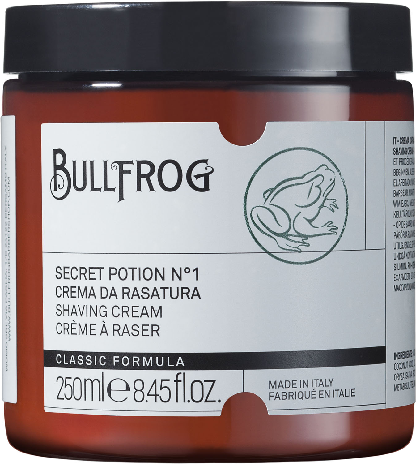  Bullfrog Shaving Cream Secret Potion N.1 "Classic&ldquo; 250 ml 