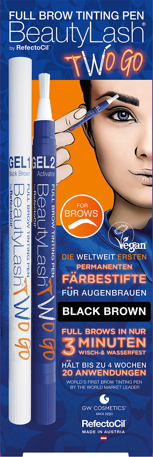  RefectoCil BeautyLash Two Go Black Brown 