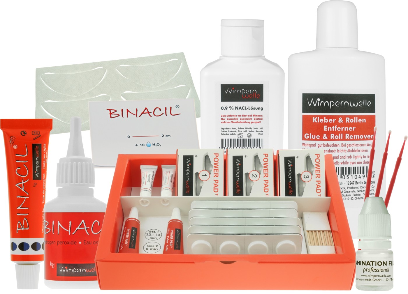  Wimpernwelle Kit Complet POWER PAD 
