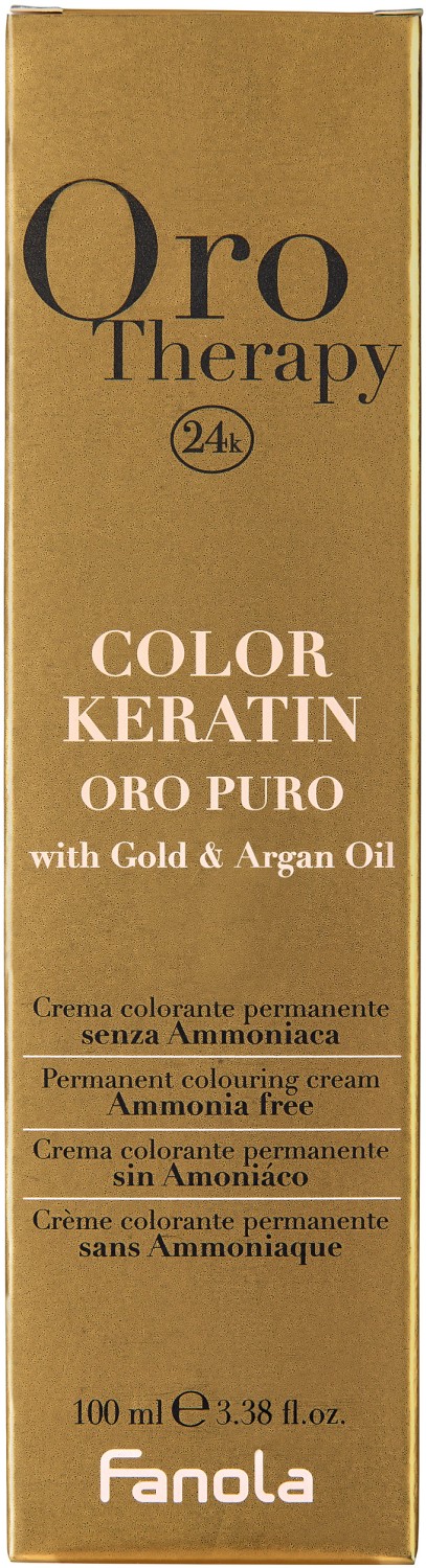  Fanola Oro Puro Therapy Color Keratin 5.5 Ch&acirc;tain Clair Acajou 