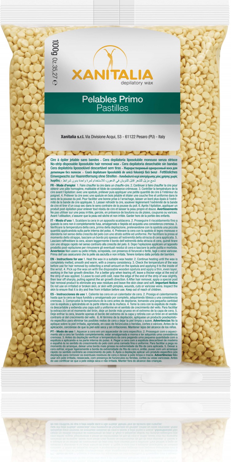  XanitaliaPro Film wax pelables primo brasilian system sachet 1000 g argan 