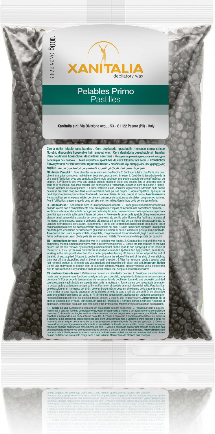  XanitaliaPro Film wax pelables primo brasilian system sachet 1000 g noir 