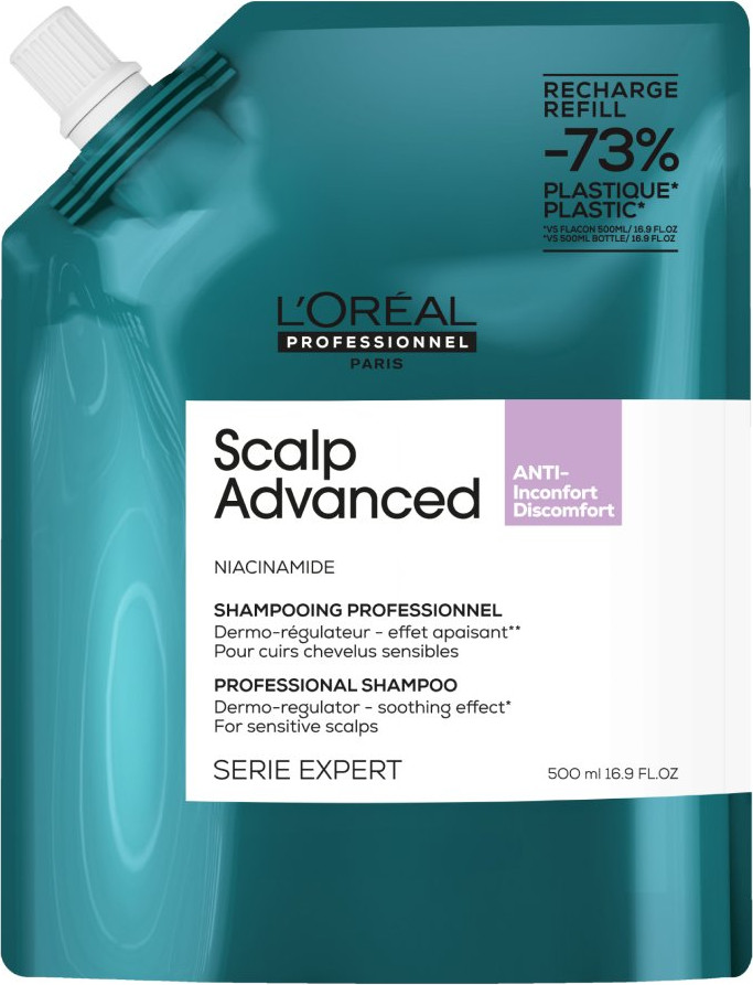  Loreal Anti-Discomfort Dermo-Regulator Shampoo Recharge 500 ml 