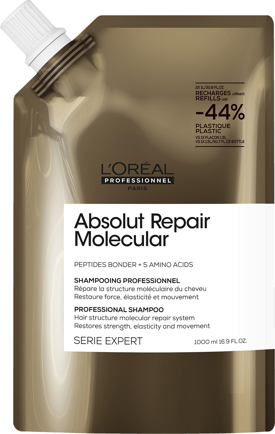  Loreal Absolut Repair Molecular Shampoo Recharge 1000 ml 