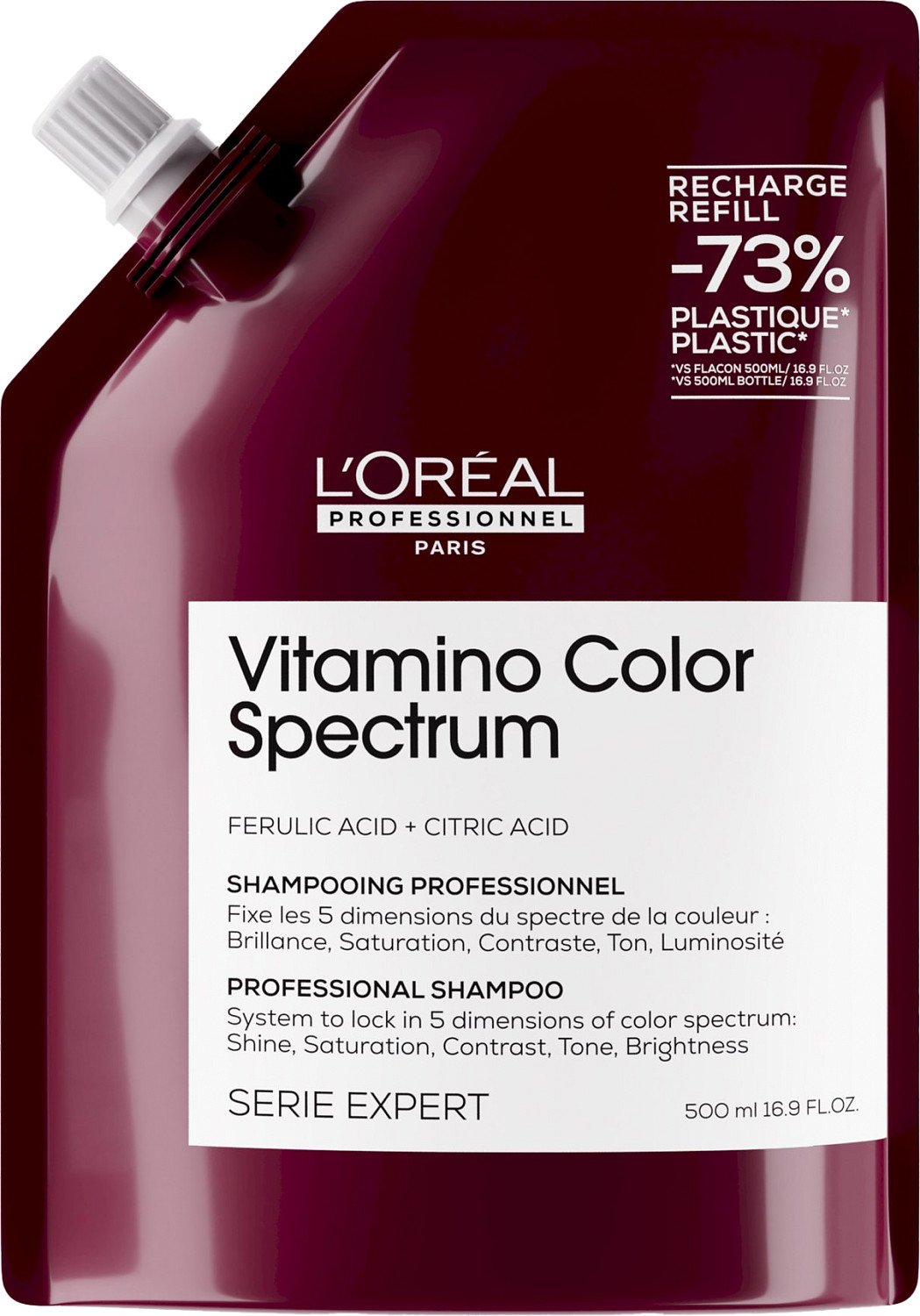  Loreal Vitamino Color Spectrum Shampoo Recharge 500 ml 