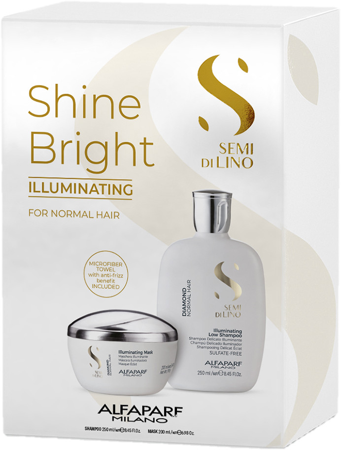  Alfaparf Milano Coffret Cadeau Semi di Lino Duo Kit Diamond 