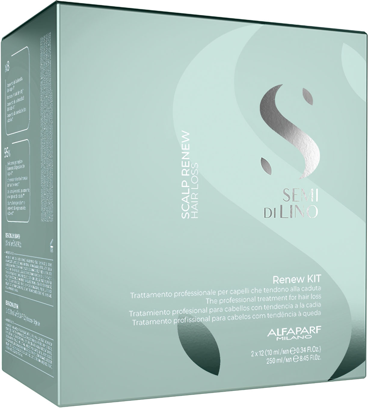  Alfaparf Milano Coffret Cadeau Semi di Lino Scalp Renew Kit 