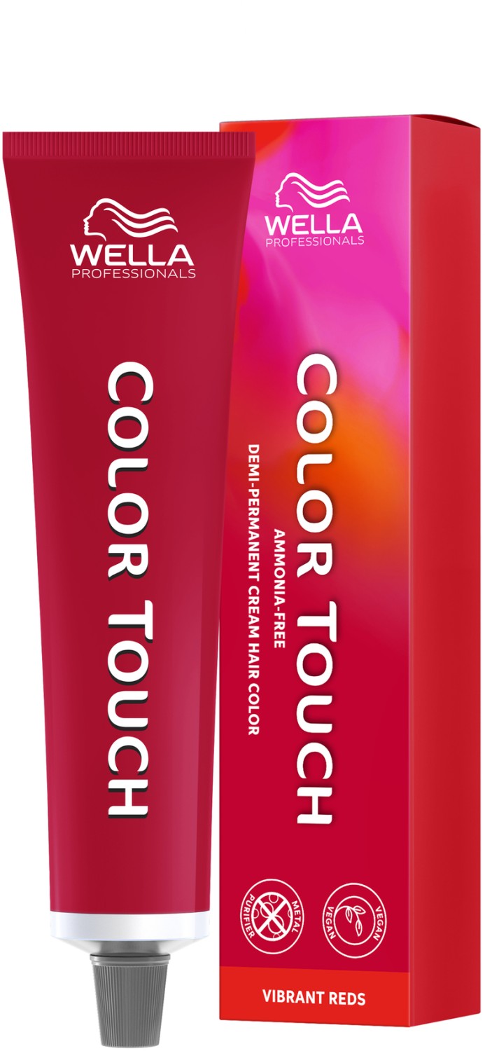  Wella Color Touch Vibrant Reds 4/6 Ch&acirc;tain Moyen Violet 