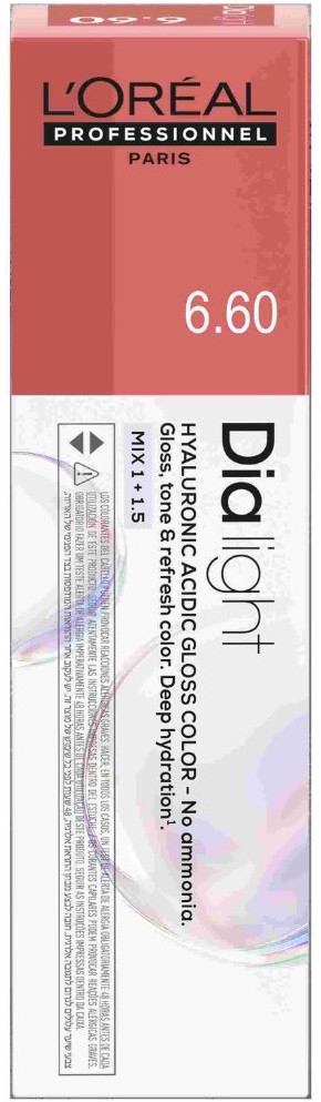  Loreal Dialight 6.66 Blond Fonc&eacute; Rouge Profond 